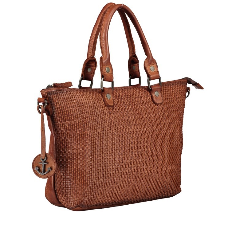 Shopper Soft-Weaving Barbara B3.0330 Charming Cognac, Farbe: cognac, Marke: Harbour 2nd, EAN: 4046478048058, Bild 2 von 8