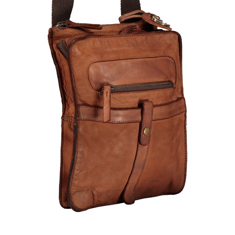 Umhängetasche Cool-Casual Finn B3.0172 Charming Cognac, Farbe: cognac, Marke: Harbour 2nd, EAN: 4046478047662, Abmessungen in cm: 23.5x29x6.5, Bild 2 von 8