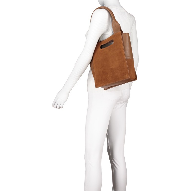 Shopper Olivia Tote Small Walnut, Farbe: cognac, Marke: Liebeskind Berlin, EAN: 4058629147411, Abmessungen in cm: 22.5x30x12.5, Bild 3 von 8