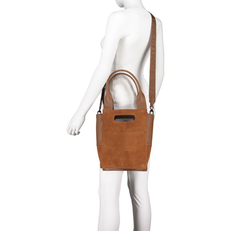 Shopper Olivia Tote Small Walnut, Farbe: cognac, Marke: Liebeskind Berlin, EAN: 4058629147411, Abmessungen in cm: 22.5x30x12.5, Bild 6 von 8