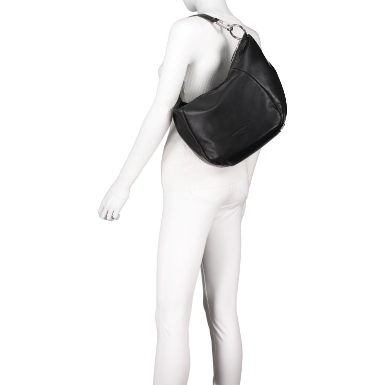 Beuteltasche Farrah Hobo M Black, Farbe: schwarz, Marke: Liebeskind Berlin, EAN: 4058629145561, Bild 6 von 9