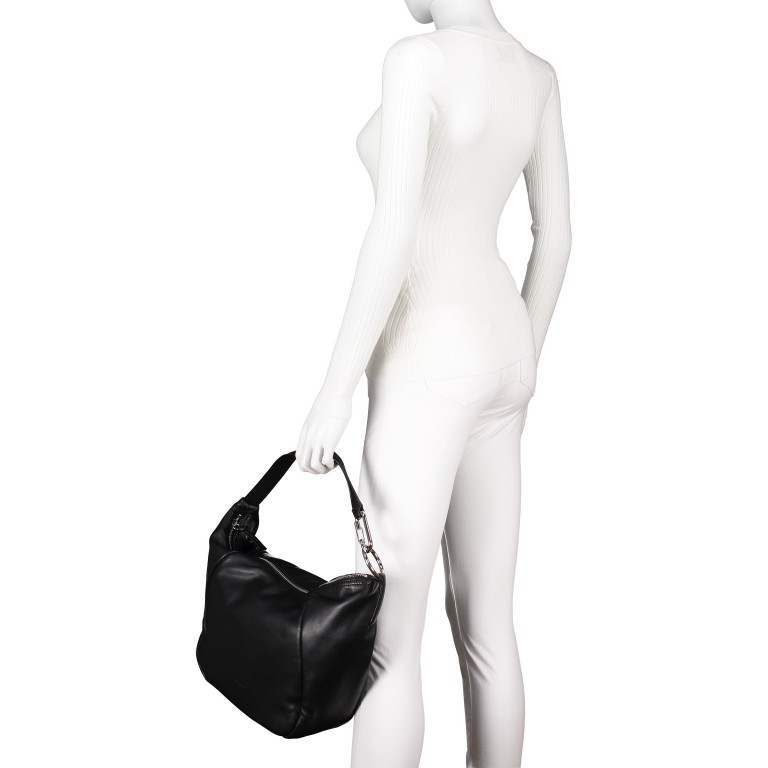 Beuteltasche Farrah Hobo M Black, Farbe: schwarz, Marke: Liebeskind Berlin, EAN: 4058629145561, Bild 7 von 9