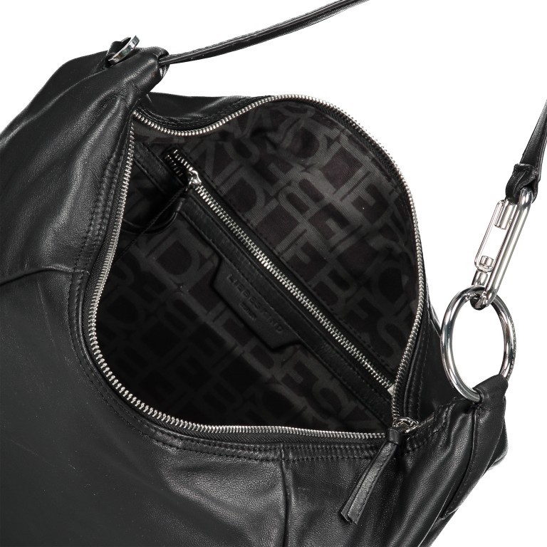 Beuteltasche Farrah Hobo M Black, Farbe: schwarz, Marke: Liebeskind Berlin, EAN: 4058629145561, Bild 8 von 9