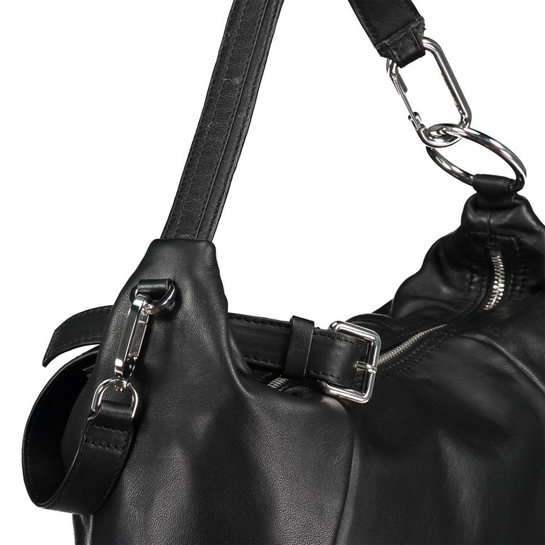 Beuteltasche Farrah Hobo M Black, Farbe: schwarz, Marke: Liebeskind Berlin, EAN: 4058629145561, Bild 9 von 9