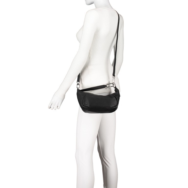 Umhängetasche Farrah XS Black, Farbe: schwarz, Marke: Liebeskind Berlin, EAN: 4058629145448, Abmessungen in cm: 32x12.5x8.5, Bild 6 von 8