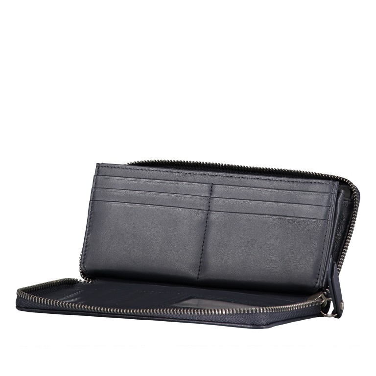 Geldbörse Basic Gigi Wallet Midnight Sky, Farbe: blau/petrol, Marke: Liebeskind Berlin, EAN: 4058629146193, Abmessungen in cm: 19x9x2, Bild 4 von 4