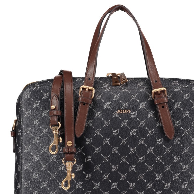 Shopper Cortina Nanni LHZ Dark Grey, Farbe: anthrazit, Marke: Joop!, EAN: 4053533833085, Abmessungen in cm: 38.5x30x10, Bild 9 von 9