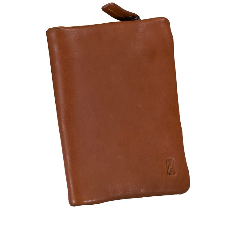 Geldbörse Riley mit RFID-Schutz Cognac, Farbe: cognac, Marke: Hausfelder Manufaktur, EAN: 4065646014596, Abmessungen in cm: 9.5x11.8x2.2, Bild 2 von 4