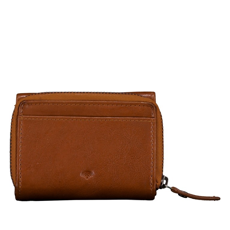 Geldbörse Riley mit RFID-Schutz Cognac, Farbe: cognac, Marke: Hausfelder Manufaktur, EAN: 4065646014626, Abmessungen in cm: 10.3x7.5x2.5, Bild 3 von 5