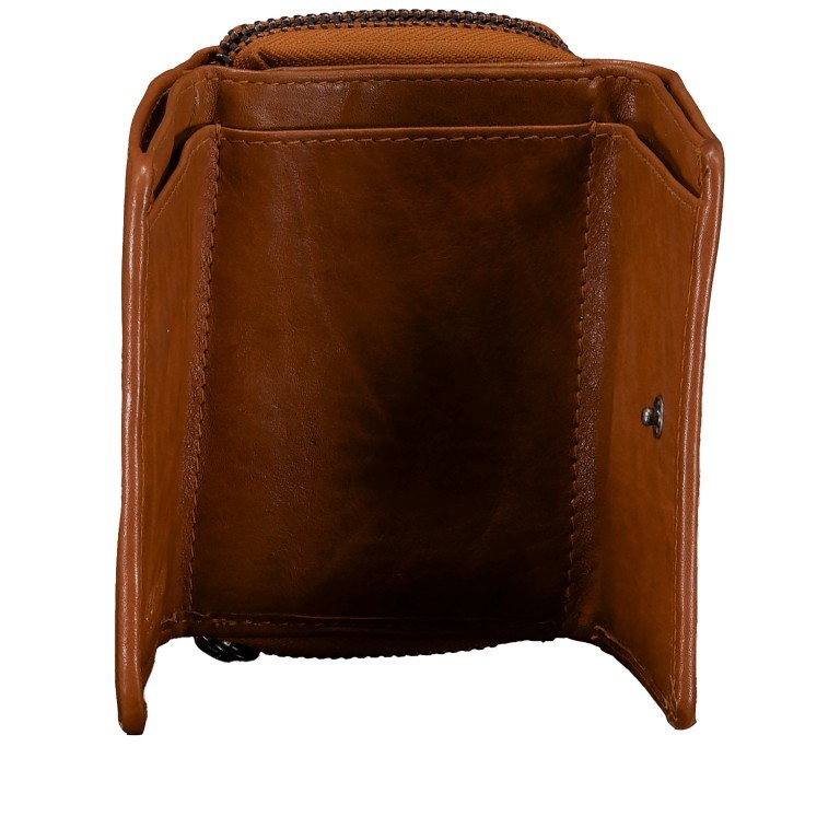 Geldbörse Riley mit RFID-Schutz Cognac, Farbe: cognac, Marke: Hausfelder Manufaktur, EAN: 4065646014626, Abmessungen in cm: 10.3x7.5x2.5, Bild 4 von 5