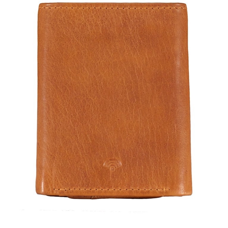 Geldbörse Riley mit RFID-Schutz Cognac, Farbe: cognac, Marke: Hausfelder Manufaktur, EAN: 4065646008090, Abmessungen in cm: 10x8x2, Bild 3 von 5