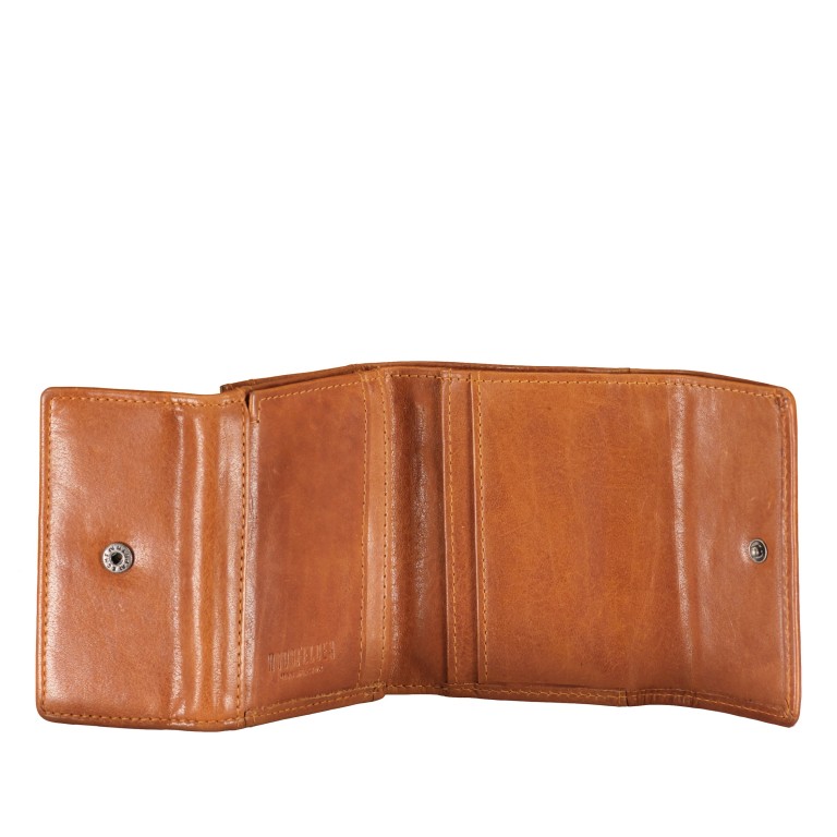 Wickelbörse Riley mit RFID-Schutz Cognac, Farbe: cognac, Marke: Hausfelder Manufaktur, EAN: 4065646008137, Abmessungen in cm: 10x8x2, Bild 4 von 5