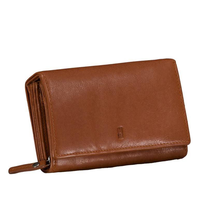 Geldbörse Riley mit RFID-Schutz Cognac, Farbe: cognac, Marke: Hausfelder Manufaktur, EAN: 4065646014756, Abmessungen in cm: 15x10x3.5, Bild 2 von 4