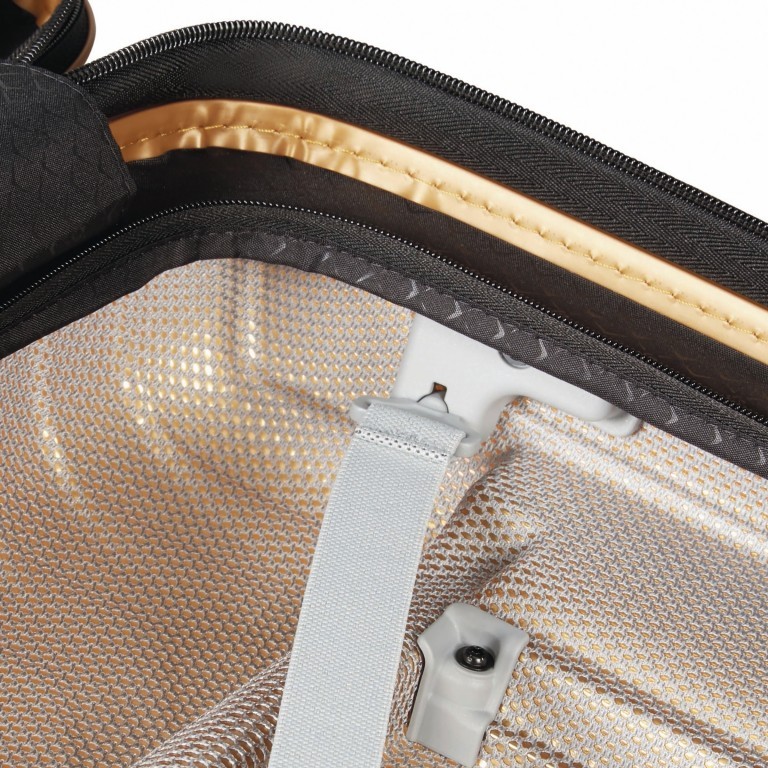 Koffer Proxis Spinner 55 Honey Gold, Farbe: metallic, Marke: Samsonite, Abmessungen in cm: 40x55x20, Bild 13 von 18