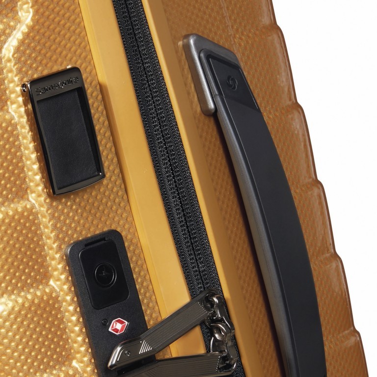 Koffer Proxis Spinner 55 Honey Gold, Farbe: metallic, Marke: Samsonite, Abmessungen in cm: 40x55x20, Bild 16 von 18