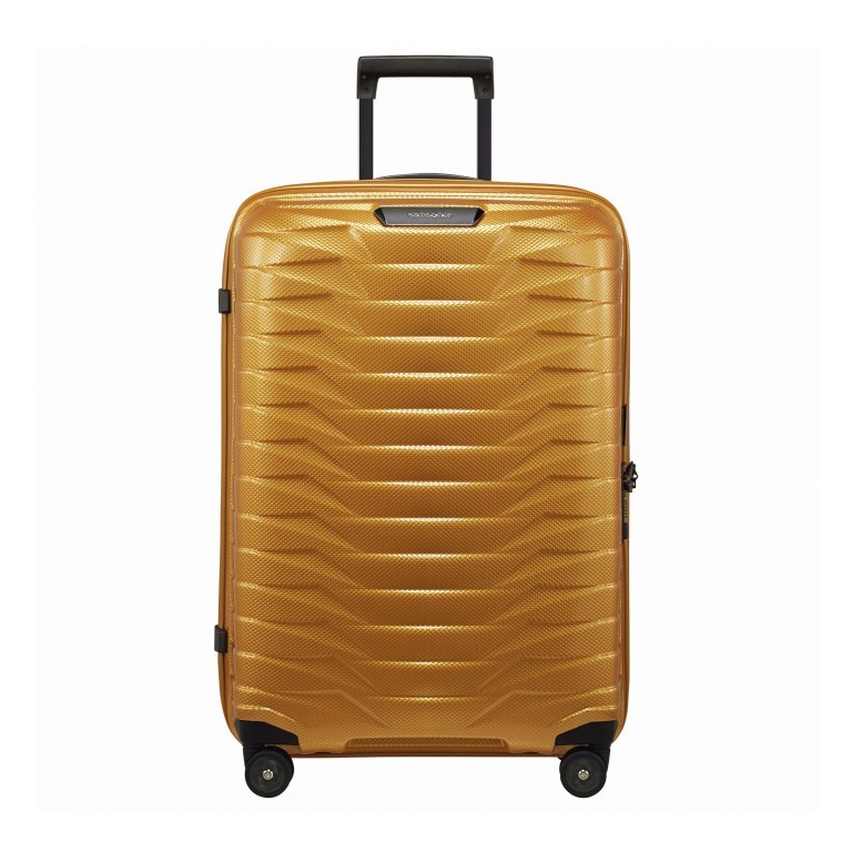 Koffer Proxis Spinner 69 Honey Gold, Farbe: metallic, Marke: Samsonite, Abmessungen in cm: 48x69x29, Bild 1 von 15