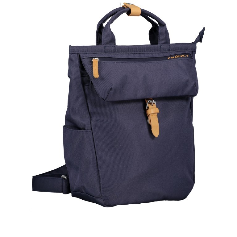 Rucksack RS50 Dark Blue, Farbe: blau/petrol, Marke: Franky, EAN: 4251672764097, Abmessungen in cm: 22x34x18, Bild 2 von 8