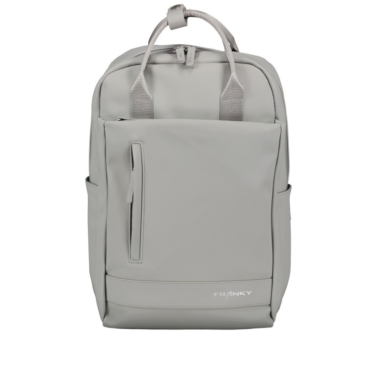 Rucksack RS62 Light Grey, Farbe: grau, Marke: Franky, EAN: 4251672764226, Abmessungen in cm: 28x40x13, Bild 1 von 7