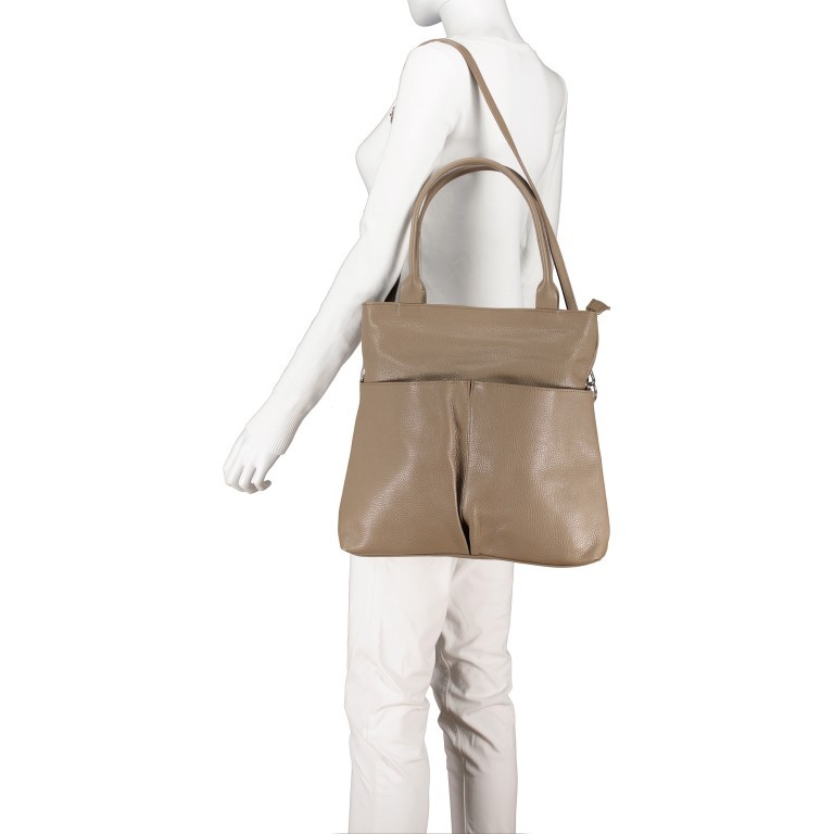 Shopper Dunkelblau, Farbe: blau/petrol, Marke: Hausfelder Manufaktur, EAN: 4065646004726, Bild 5 von 8
