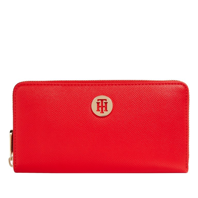 Geldbörse Honey Large Zip Around Fireworks, Farbe: rot/weinrot, Marke: Tommy Hilfiger, EAN: 8720113701527, Abmessungen in cm: 19x10x1.5, Bild 1 von 1