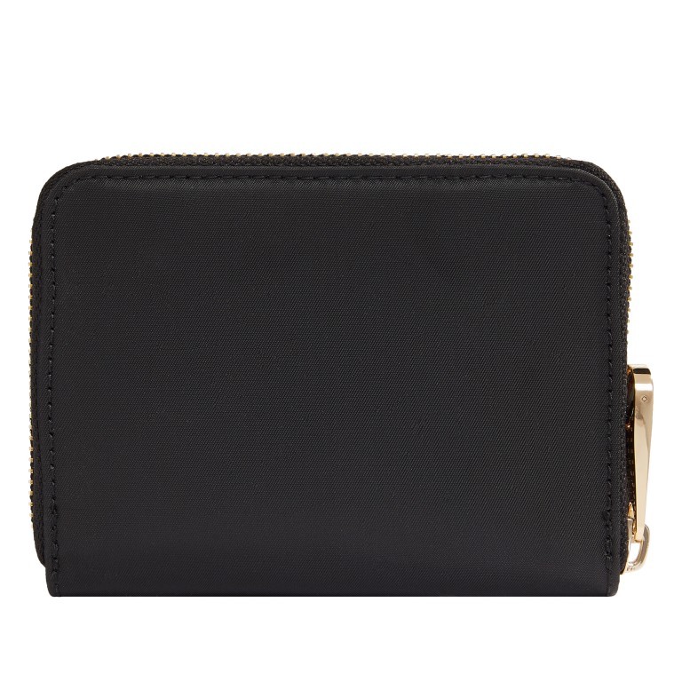 Geldbörse Poppy Medium Wallet Black, Farbe: schwarz, Marke: Tommy Hilfiger, EAN: 8720113701756, Abmessungen in cm: 12.5x10x2.5, Bild 2 von 3