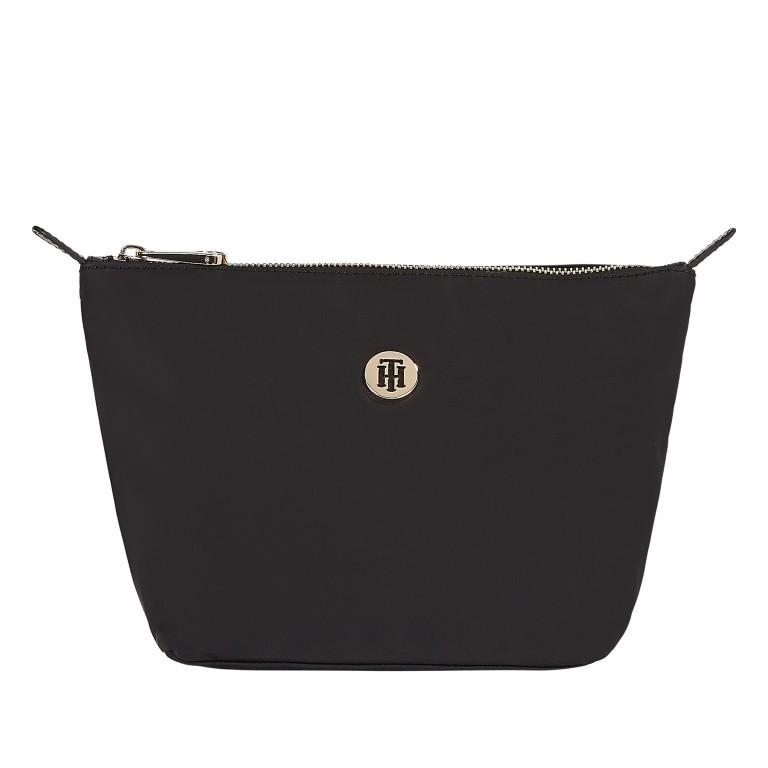 Kulturbeutel Poppy Washbag Black, Farbe: schwarz, Marke: Tommy Hilfiger, EAN: 8720113767684, Abmessungen in cm: 19x17x12, Bild 1 von 2