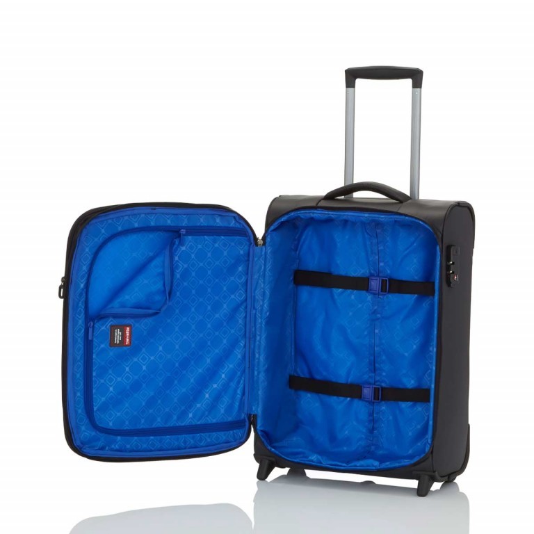 Koffer Scuba Größe 55 cm Schwarz, Farbe: schwarz, Marke: Travelite, Abmessungen in cm: 38x55x20, Bild 11 von 13