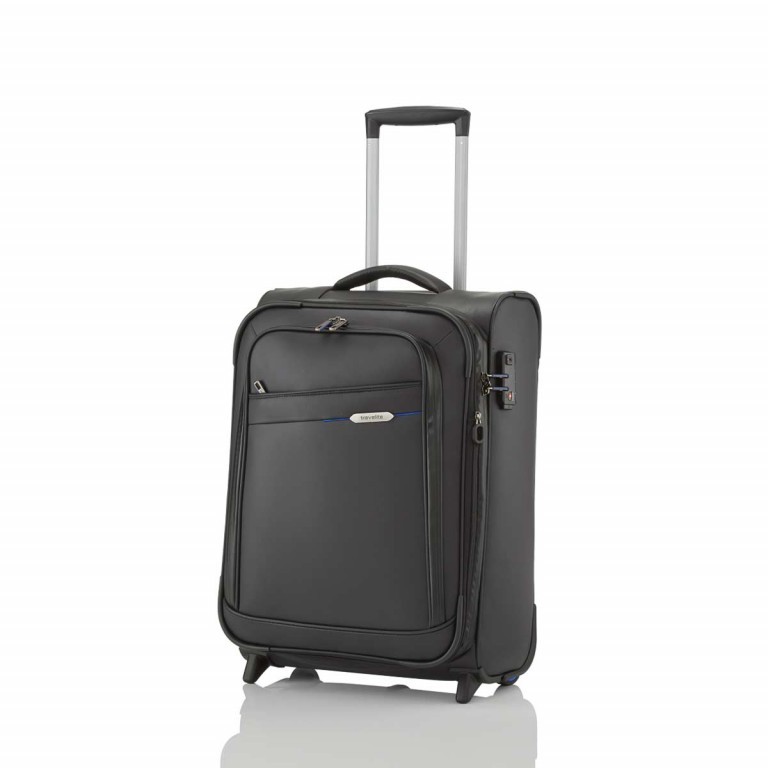 Koffer Scuba Größe 55 cm Schwarz, Farbe: schwarz, Marke: Travelite, Abmessungen in cm: 38x55x20, Bild 2 von 13