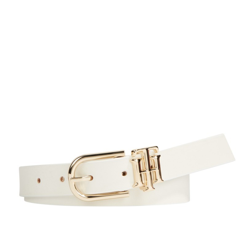 Gürtel Lux Logo Belt Bundweite 95 CM White, Farbe: weiß, Marke: Tommy Hilfiger, EAN: 8720113707611, Bild 1 von 1