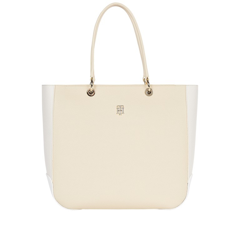 Shopper Essence Tote Color Block Caravan, Farbe: beige, Marke: Tommy Hilfiger, EAN: 8720113705266, Abmessungen in cm: 35.5x32x13, Bild 1 von 2