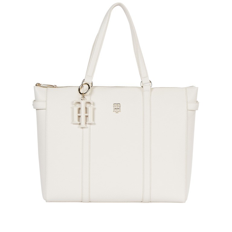 Shopper Soft Tote White Dove, Farbe: weiß, Marke: Tommy Hilfiger, EAN: 8720113708038, Abmessungen in cm: 43.5x29.5x12, Bild 1 von 2