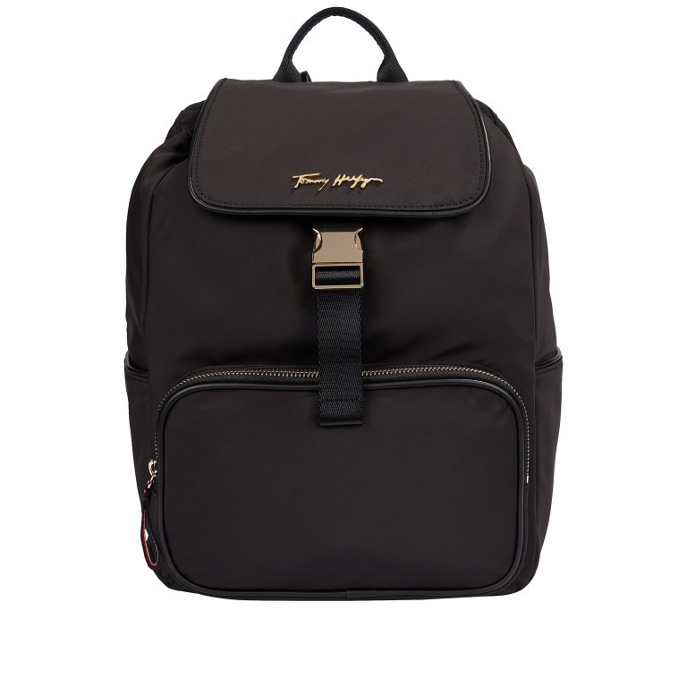Rucksack Easy Backpack Black, Farbe: schwarz, Marke: Tommy Hilfiger, EAN: 8720113742629, Abmessungen in cm: 24.5x33x13, Bild 1 von 1
