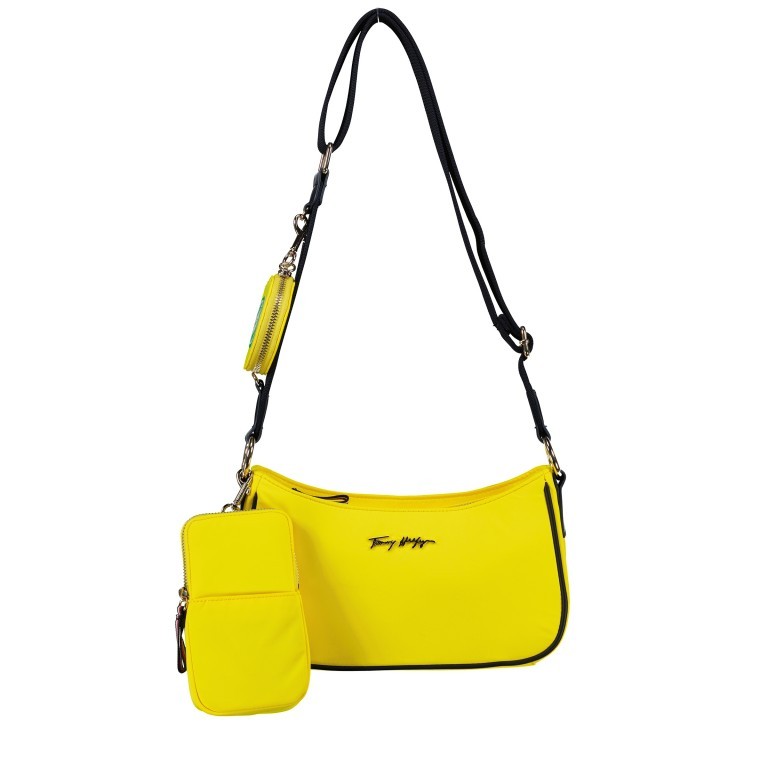 Umhängetasche Neon Crossover Bag Vivid Yellow, Farbe: gelb, Marke: Tommy Hilfiger, EAN: 8720113742667, Abmessungen in cm: 27x17x8, Bild 1 von 2