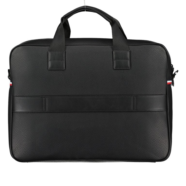 Aktentasche Essential Computer Bag mit Laptopfach 15 Zoll Black, Farbe: schwarz, Marke: Tommy Hilfiger, EAN: 8720113724151, Abmessungen in cm: 40x29x9, Bild 3 von 9