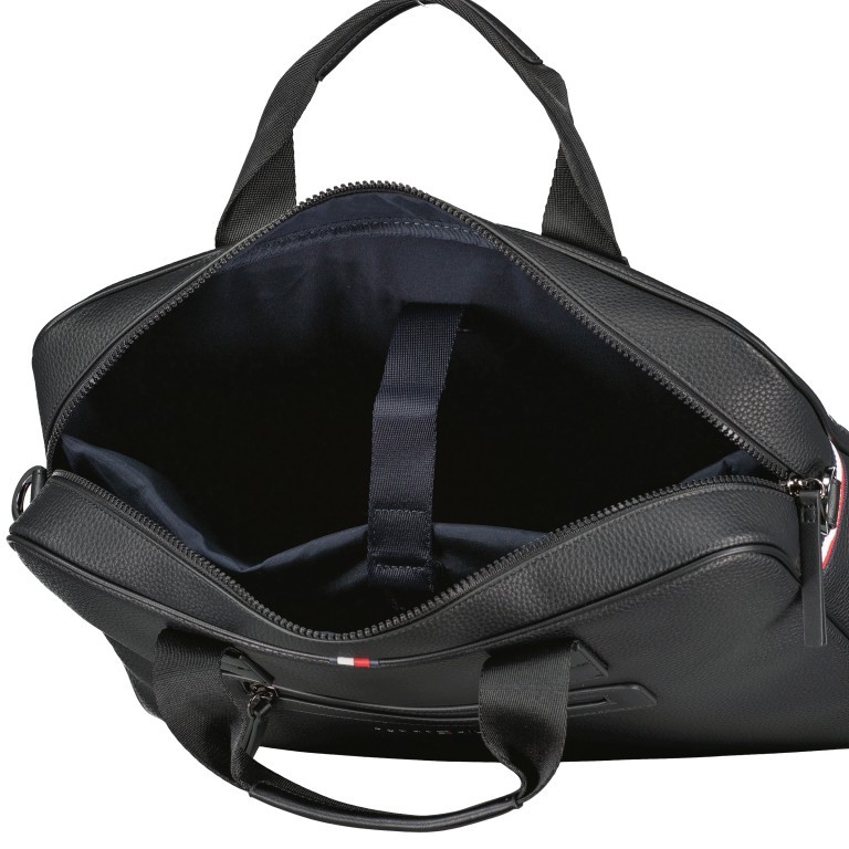 Aktentasche Essential Computer Bag mit Laptopfach 15 Zoll Black, Farbe: schwarz, Marke: Tommy Hilfiger, EAN: 8720113724151, Abmessungen in cm: 40x29x9, Bild 7 von 9