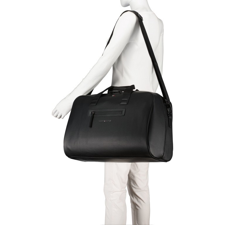 Reisetasche Essential Weekender Black, Farbe: schwarz, Marke: Tommy Hilfiger, EAN: 8720113713445, Abmessungen in cm: 51x30x22, Bild 5 von 8