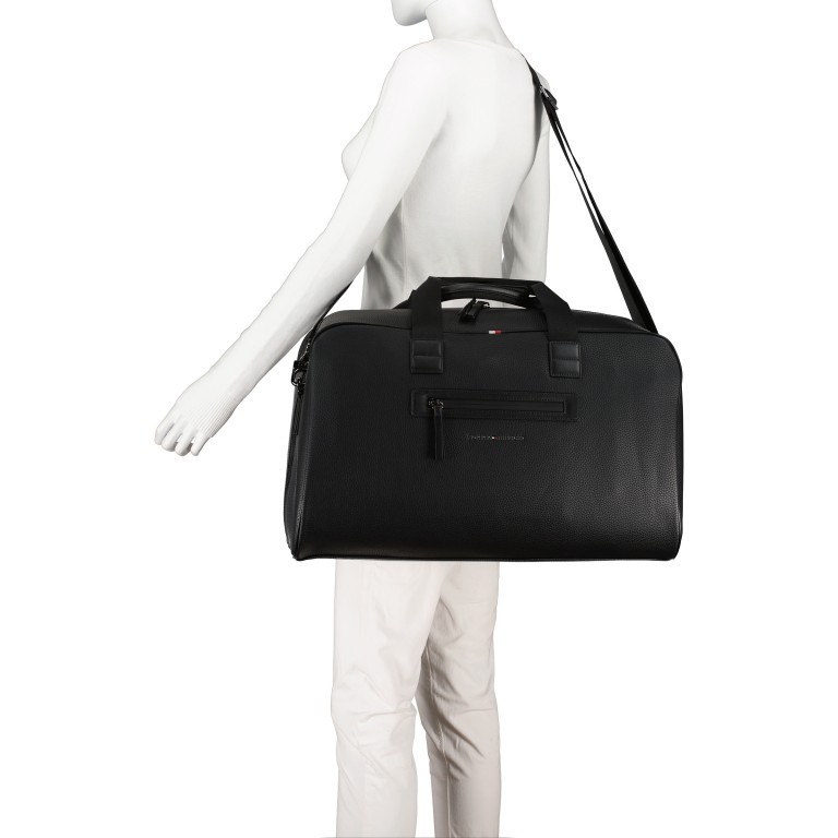 Reisetasche Essential Weekender Black, Farbe: schwarz, Marke: Tommy Hilfiger, EAN: 8720113713445, Abmessungen in cm: 51x30x22, Bild 6 von 8