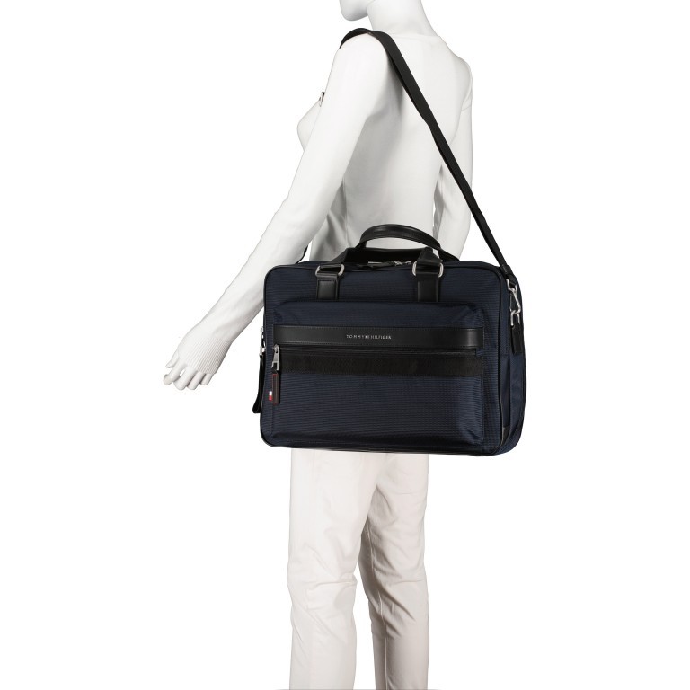 Aktentasche Elevated 48 Hour Bag Desert Sky, Farbe: blau/petrol, Marke: Tommy Hilfiger, EAN: 8720113713636, Abmessungen in cm: 40x30x12.5, Bild 3 von 10