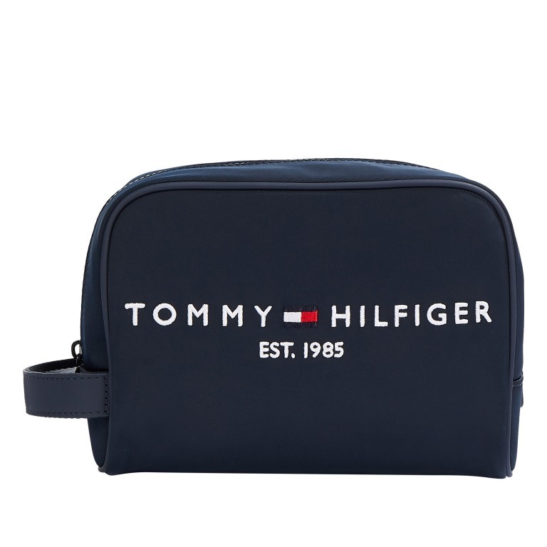 Kulturbeutel Established Washbag Desert Sky, Farbe: blau/petrol, Marke: Tommy Hilfiger, EAN: 8720113717979, Abmessungen in cm: 25x17x10, Bild 1 von 3