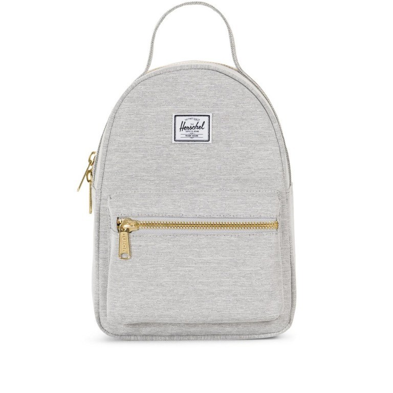 Rucksack Nova Mini Volumen 9 Liter Light Grey Crosshatch, Farbe: grau, Marke: Herschel, EAN: 0828432209880, Abmessungen in cm: 20x28x12, Bild 1 von 6