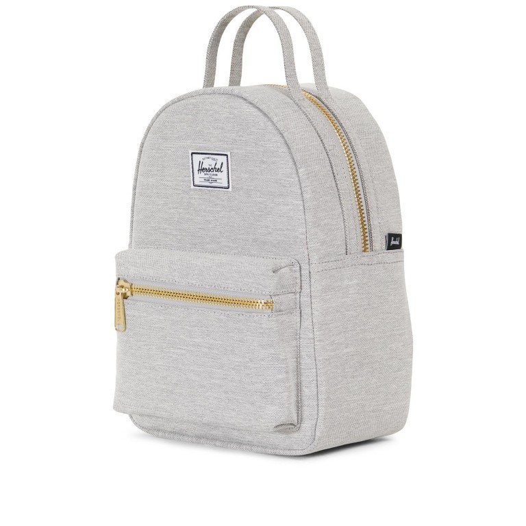 Rucksack Nova Mini Volumen 9 Liter Light Grey Crosshatch, Farbe: grau, Marke: Herschel, EAN: 0828432209880, Abmessungen in cm: 20x28x12, Bild 2 von 6