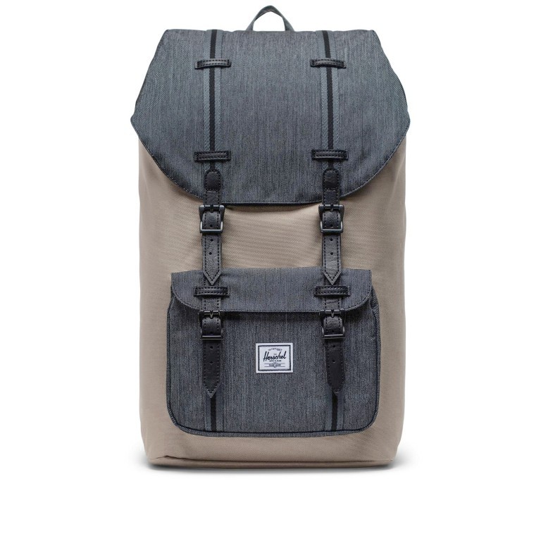 Rucksack Little America einfarbig Volumen 23 Liter Timberwolf Black Denim Black, Farbe: beige, Marke: Herschel, EAN: 0828432462612, Abmessungen in cm: 28.56x49.9x17.78, Bild 1 von 4