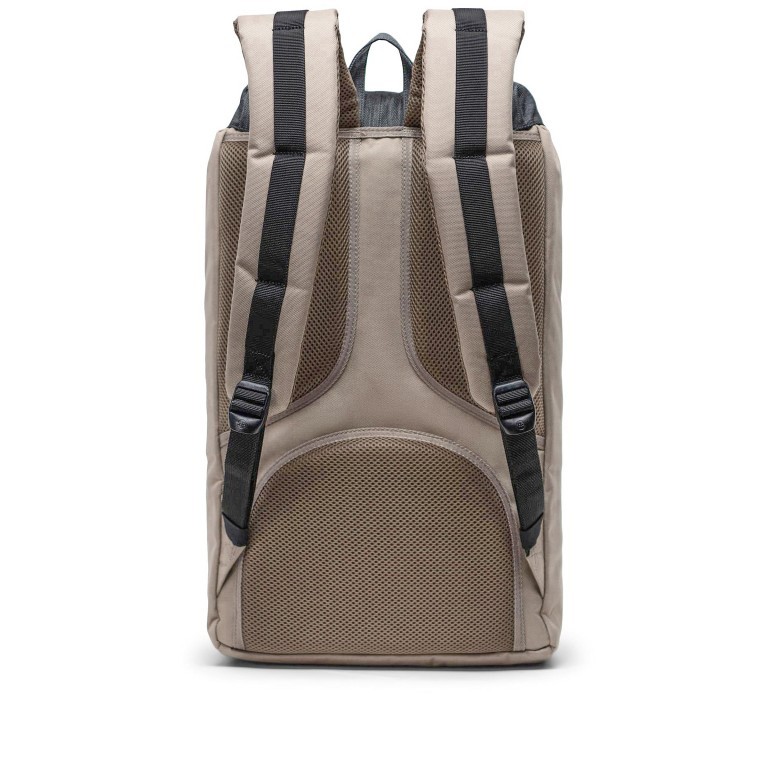 Rucksack Little America einfarbig Volumen 23 Liter Timberwolf Black Denim Black, Farbe: beige, Marke: Herschel, EAN: 0828432462612, Abmessungen in cm: 28.56x49.9x17.78, Bild 3 von 4