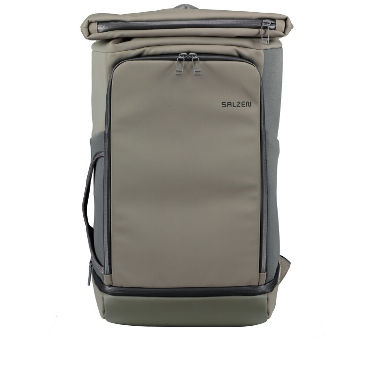 Rucksack Triplete Travelbackpack Olive Grey, Farbe: grün/oliv, Marke: Salzen, EAN: 4057081087693, Abmessungen in cm: 31x50x20, Bild 1 von 11