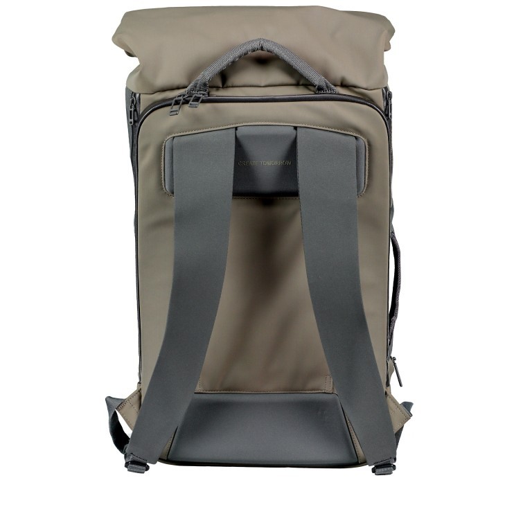 Rucksack Triplete Travelbackpack Olive Grey, Farbe: grün/oliv, Marke: Salzen, EAN: 4057081087693, Abmessungen in cm: 31x50x20, Bild 5 von 11