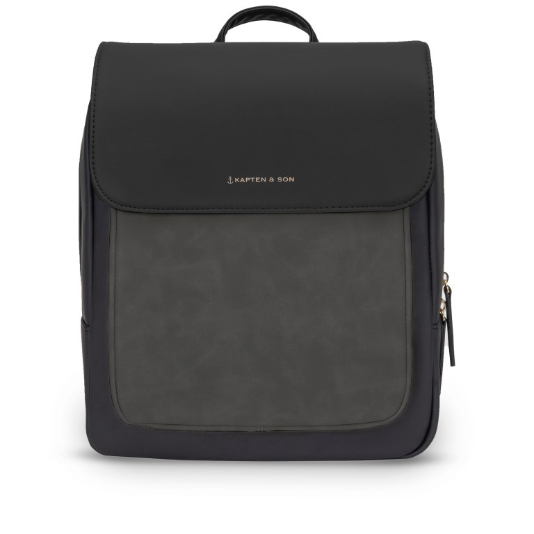 Rucksack Tromso Small Allblack, Farbe: schwarz, Marke: Kapten & Son, EAN: 4251145250225, Abmessungen in cm: 26x31x9.5, Bild 1 von 7