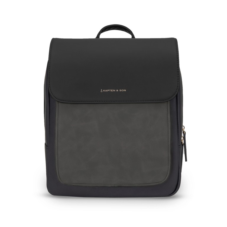 Rucksack Tromso Small Allblack, Farbe: schwarz, Marke: Kapten & Son, EAN: 4251145250225, Abmessungen in cm: 26x31x9.5, Bild 1 von 7
