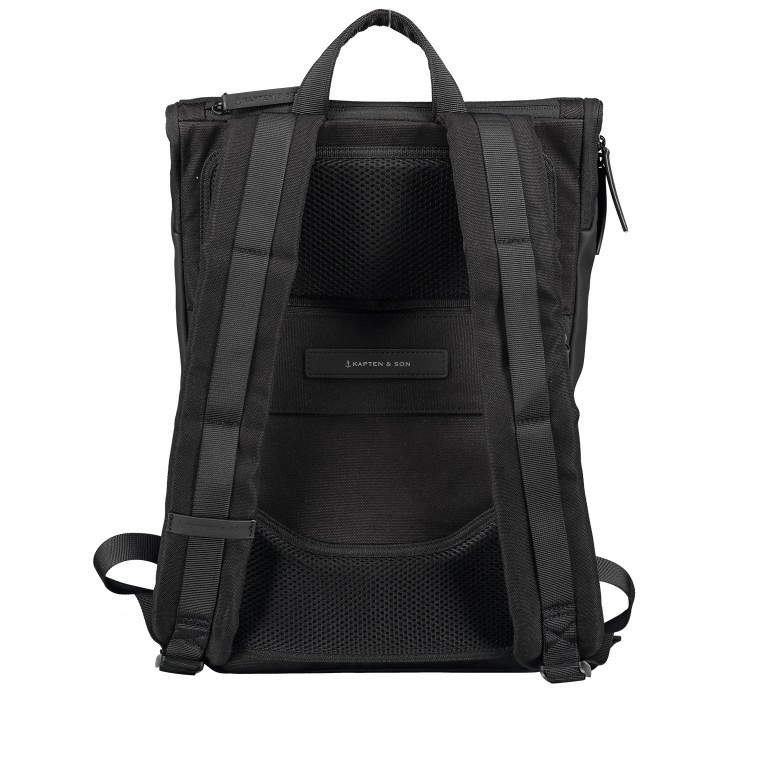 Rucksack Sundsvall Allblack, Farbe: schwarz, Marke: Kapten & Son, EAN: 4251145250188, Abmessungen in cm: 27.5x43x18, Bild 4 von 11