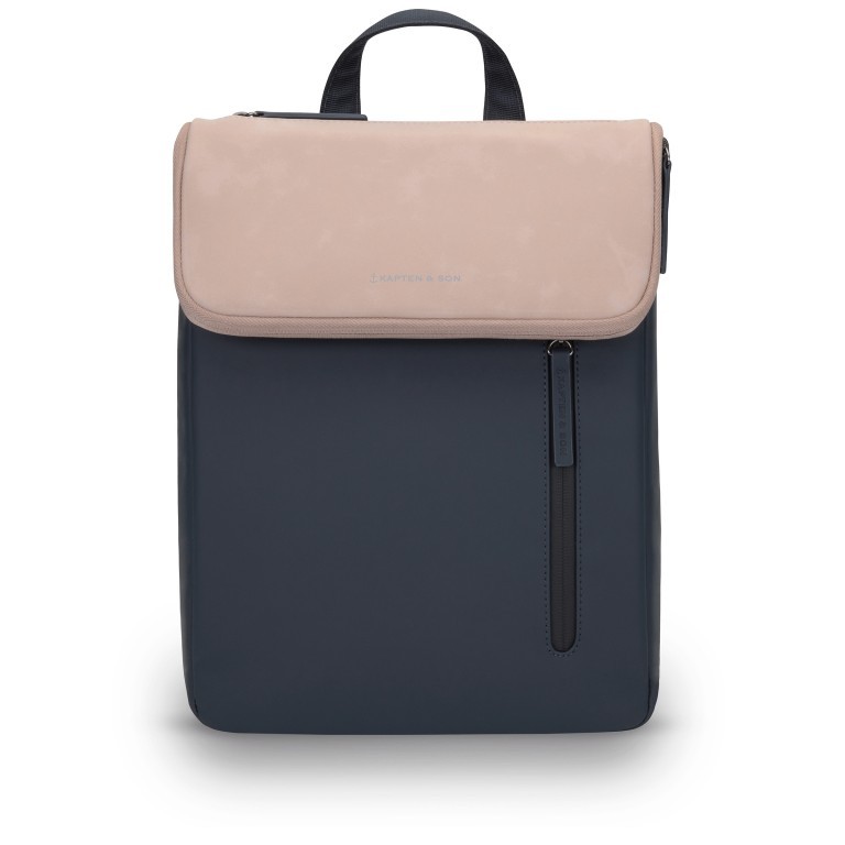 Rucksack Vallen Navy Blush, Farbe: blau/petrol, Marke: Kapten & Son, EAN: 4251145250263, Abmessungen in cm: 25x33.5x6, Bild 1 von 8