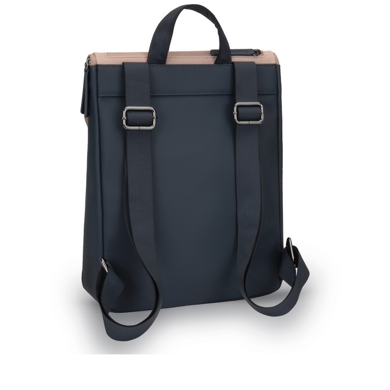 Rucksack Vallen Navy Blush, Farbe: blau/petrol, Marke: Kapten & Son, EAN: 4251145250263, Abmessungen in cm: 25x33.5x6, Bild 4 von 8